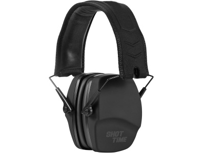 Наушники противошумные ShotTime 16,  стрелковые  NRR 25dB, чёрные