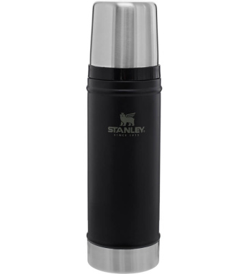 Термос STANLEY Classic 0.47L. Черный (15ч. -тепло/холод) 