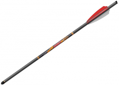 Стрела арбалетная карбоновая Centershot Bolt 20", оперение Q2i Fusion X-2 3", латунный инсерт