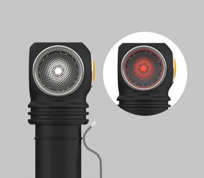 Фонарь налобный Armytek Wizard C2 WR Magnet USB Белый и красный свет/1100 лм/ до 98 м (F06901C)