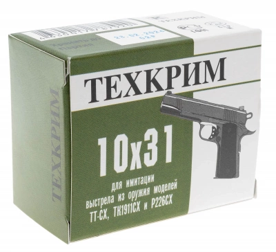 Патрон светозвуковой (шумовой) кал.10х31 (ТТ-СХ)