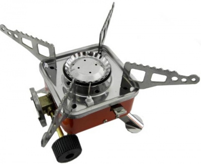 Газовая плитка малая 4-009 пьезорозжиг, под цанговый баллон