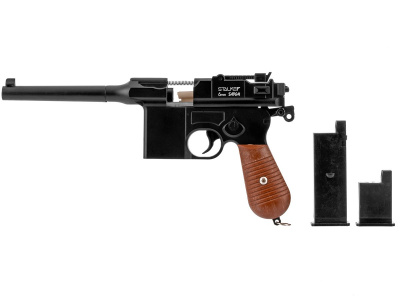 Пистолет страйкбольный Stalker SA96M Spring (Mauser C96) кал.6 мм, металл, 80 м/с