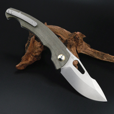 Нож складной Artisan Cutlery Xcellerator сталь AR-RPM9, рукоять micarta, замок Liner-Lock, дизайн Mike Snody (1860P-ODG)