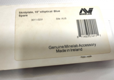 Защитное покрытие эллиптической катушки 10х5'' для Minelab Eureka Gold (3011-0231)