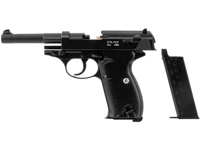Пистолет страйкбольный Stalker SA38 Spring (Walther P38) кал.6 мм, металл, до 80 м/с (SA-3307138)