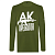 Лонгслив с принтом «АК Operator Gen2»; хаки; размер XL (KKL000064)