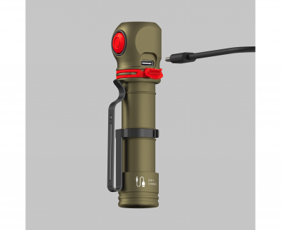 Фонарь налобный 4 в1 Armytek Elf C2 USB-C Победа Белый / 1100 лм/ до 105 м/ 1х18650 Li-Ion (F05103CP)