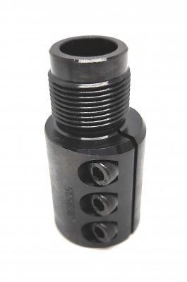 Прямая муфта на ствол без резьбы  стальная  М25х1,5R (по индивидуальным  замерам)