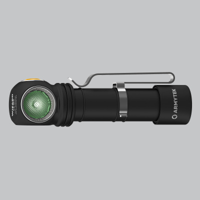 Фонарь налобный Armytek Wizard C2 WG Magnet USB Белый/Зелёный, 1020/400лм, 97/63 (F09201C)
