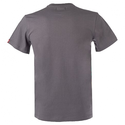 Футболка с принтом Автоматы; серая; 100% хлопок; размер M (ОТК001428)