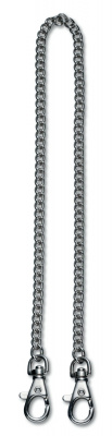 Цепочка Victorinox, с 2 карабинами, никелированная, 40 см (4.1815)