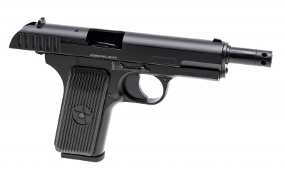 Пистолет сигнальный ТТ KURS (пистолет "Тульский Токарев") кал.5,5 мм под патрон 10ТК, цв.чёрный