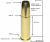 Фальшпатроны Gletcher SW R/CLT R  для револьвера "Smith Wesson/COLT" 6 шт. (пульки)