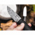 Нож с фиксированным клинком Boker 121505 Bronco Mini сталь 80CrV2, рукоять TPE, ножны Kydex