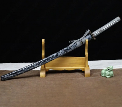 Катана тренировочная Bushido дерево Палисандр, L-103 см, подставка