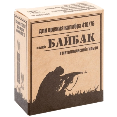 Патрон 410/50,7 Пуля Байбак оцинкованная гильза  Техкрим