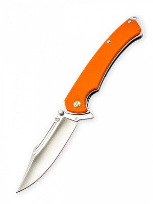 Нож складной Steel Claw "Лёд-03" сталь D2, рукоять G10, замок Liner-Lock, цвет оранж