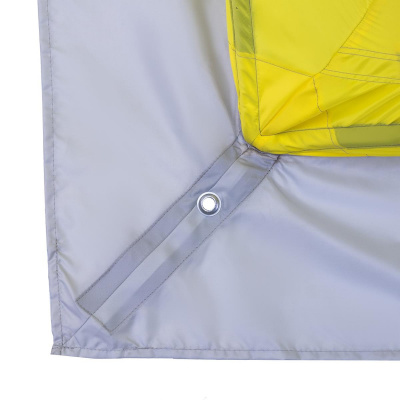 Палатка зимняя Premier Fishing PIRAMIDA 2,0x2,0х2,06м., люверсы, вентиляция, жёлто-серая (PR-ISP-200YG)