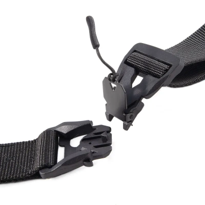 Ремень поясной  "СЛЕДОПЫТ" магнитный, 1400х38 мм, текстиль, цвет черный