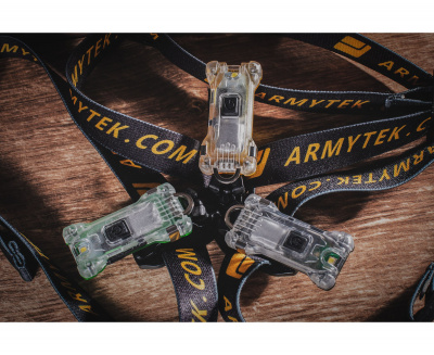 Фонарь налобный Armytek Zippy Extended Set Green Белый 160 лм, встроенный аккумулятор Li-Pol 100mAh