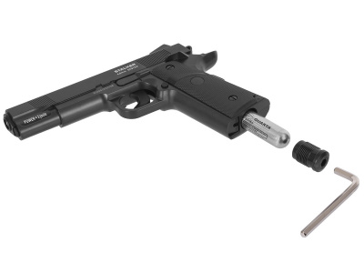Пистолет пневматический Stalker S1911M (Colt 1911) кал.4,5 мм, металл, до 120 м/с (ST-12051M)