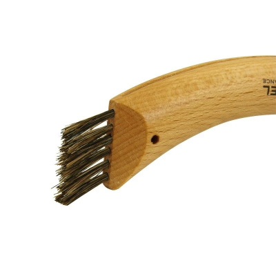 Нож грибной с щёточкой Opinel 08 VRI клинок 8 см., сталь Sandvik12C27, рукоять бук, Viroblock, коробка