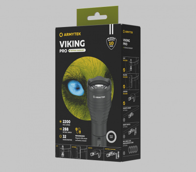 Armytek Viking Pro Magnet USB White F07701C