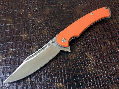 Нож складной Steel Claw "Лёд-03" сталь D2, рукоять G10, замок Liner-Lock, цвет оранж