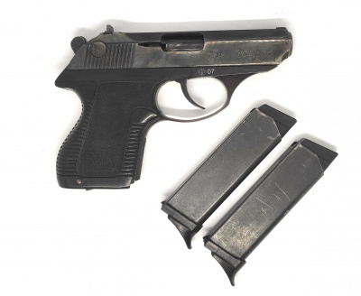 Пистолет ОООП МР-78-9Т "ПСМ" кал.9мм Р.А. №073321229 (кобура, 2 магазина)