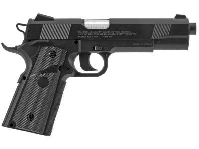 Пистолет страйкбольный Stalker SC1911P (Colt 1911) кал.6 мм, 12г CO2, пластик, до 105 м/с (SC-12051C1911)