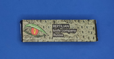 Нож складной REPTILIAN "НКВД-02-2" сталь D2, рукоять белая G10, долы, флиппер, упор, портрет Ф.Э.Дзержинского