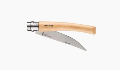 Нож филейный складной Opinel Slim Beech Effile №10 клинок 10 см, нержавеющая сталь Sandvik 12C27, рукоять бук, Viroblock (002559)