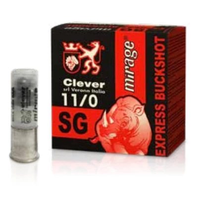 Патрон 12/70 Картечь 8,6 мм (11/0) Clever