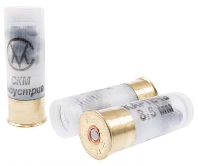 Патрон 12/70 СКМ картечь 8,5мм 32 г порох Россия