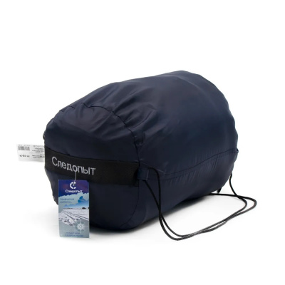 Спальный мешок-кокон "СЛЕДОПЫТ-Comfort" 230х80 см ± 5%, до 0С°, 3-ёх слойный, цв. темно-синий