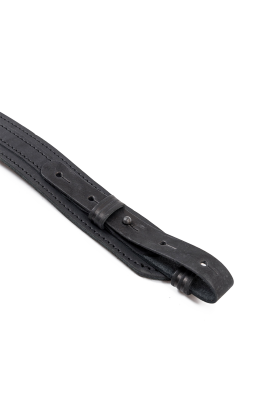 Ремень погонный противоскользящий Хольстер 25 лет,  кожа, черный (231660000)