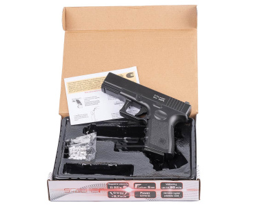 Пистолет страйкбольный Stalker SA17G Spring (Glock 17), кал.6 мм, металл, до 80 м/с