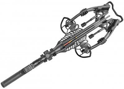 Арбалет блочный Ek Vulcan 400 цвет черный, c комплектацией, 43 кг, 122 м/с