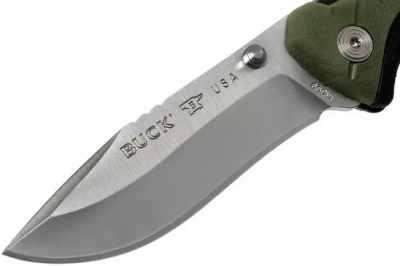 Нож складной разделочный Buck Pursuit Large 0659GRS-B сталь 420HC, рукоять GFN/Versaflex, Back-Lock, закалка BOS
