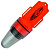 Фонарь светодиодный сигнальный для дайвинга Princeton Tec AQUA STROBE ROCKET RED, свет 100 люмен (AS-10-RR-CP)