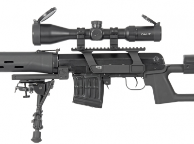 Кронштейн GTS Q.124 боковой небыстросъёмный Picatinny для СВД/Тигр, 20 слотов, стальной зуб