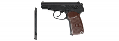 Пистолет пневматический Stalker SPM (ПМ) кал. 4,5 мм пластик, 120 м/с (ST-12051PM)