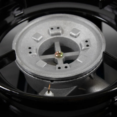 Плита газовая настольная "СЛЕДОПЫТ - Black" с переходником (PF-GST-N10)