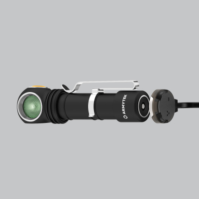 Фонарь Armytek Wizard C2 WG Magnet USB Тёплый и зелёный/1020 и 400лм (F09201W)