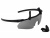 Очки стрелковые ShotTime Caracal, защитные, чёрные, линза серая (GST-035-BLK-G)