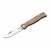 Нож складной Boker 01BO853 Atlas Brass сталь 12С27, рукоять латунь, замок Slip Joint, клинок Satin
