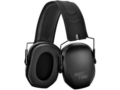 Наушники противошумные ShotTime 18 стрелковые, NRR 25dB /SNR 31dB, чёрные (EST-P-18B)