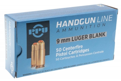 Патрон светозвуковой (шумовой) кал.9 mm PPU Luger Blank