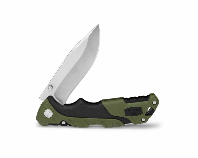 Нож складной разделочный Buck Pursuit Large 0659GRS-B сталь 420HC, рукоять GFN/Versaflex, Back-Lock, закалка BOS